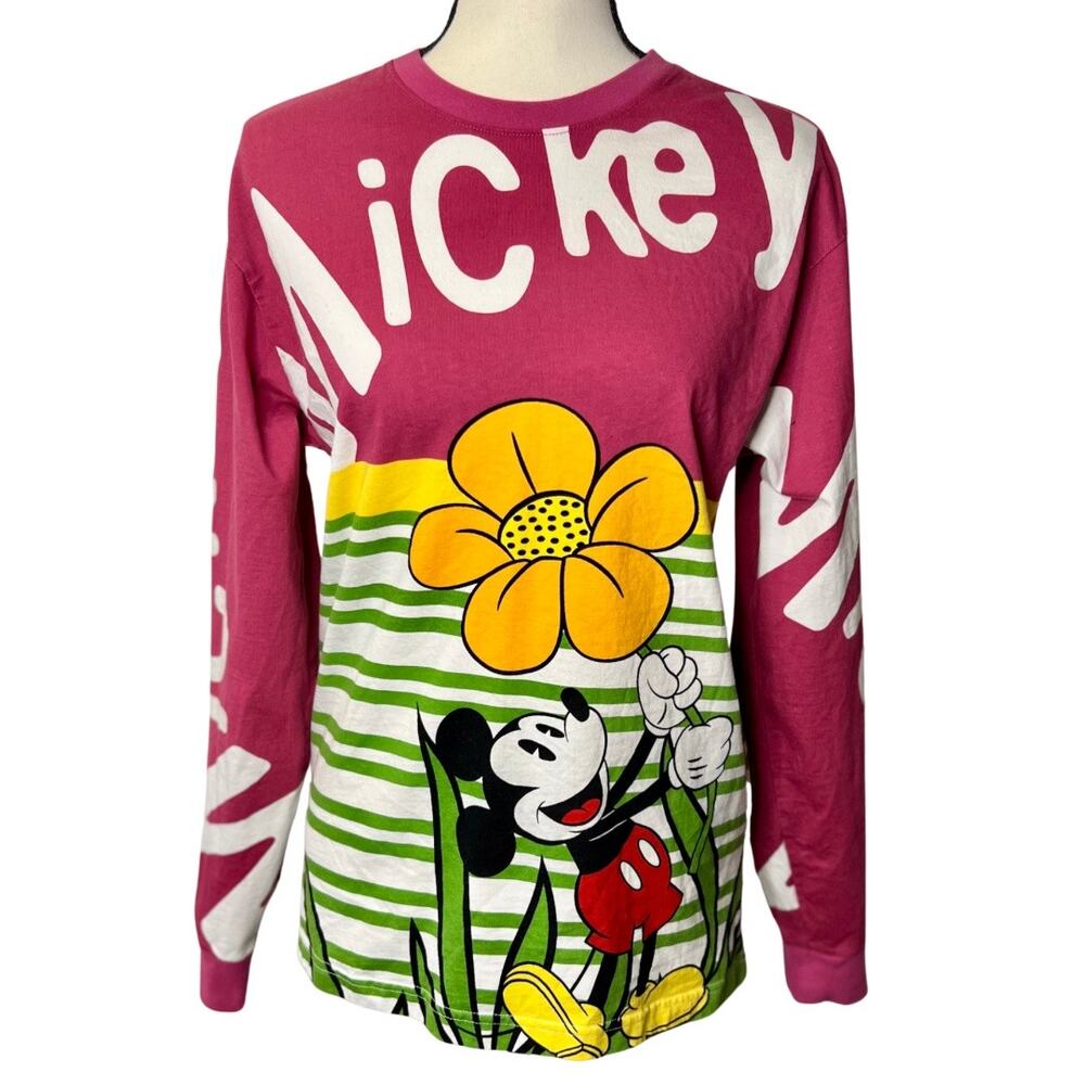 Disney Mickey Mouse Long Sleeve Tee Shirt Size S